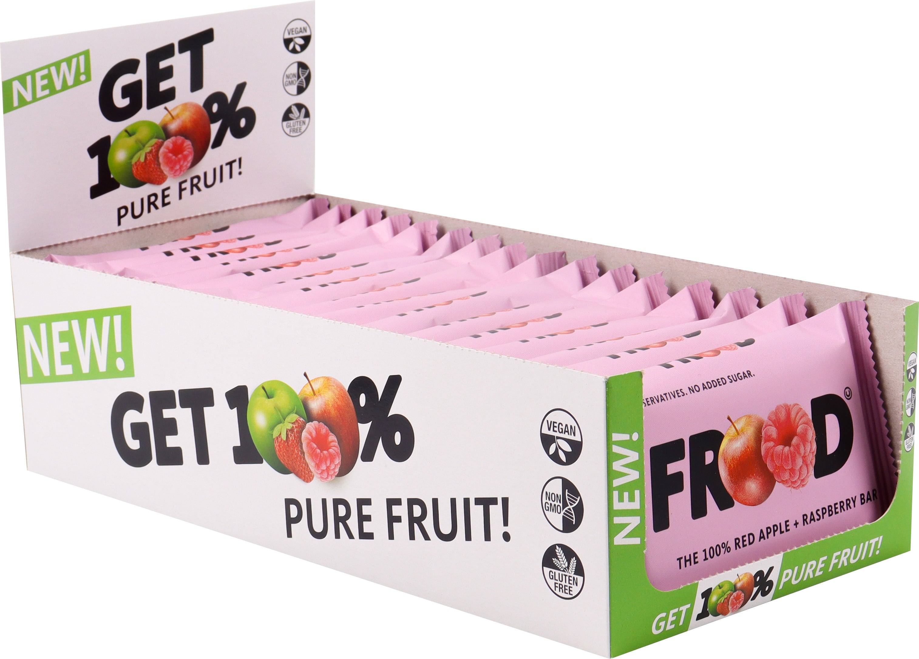 FROOD – Gefriergetrocknete Fruchtriegel aus 100 % Frucht – Frood